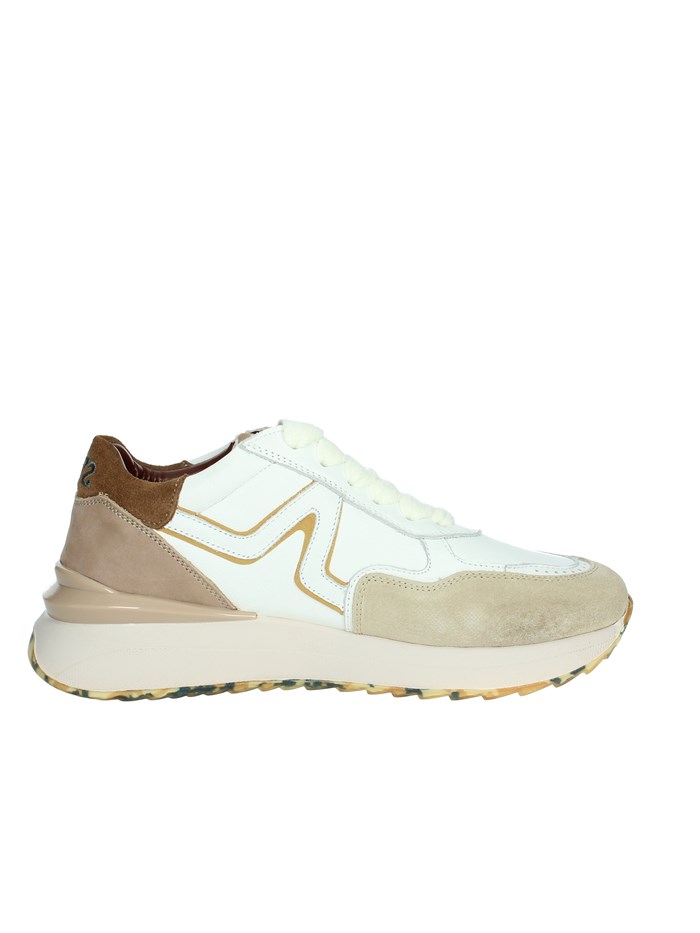 SNEAKERS BASSA AC-051 BIANCO/BEIGE