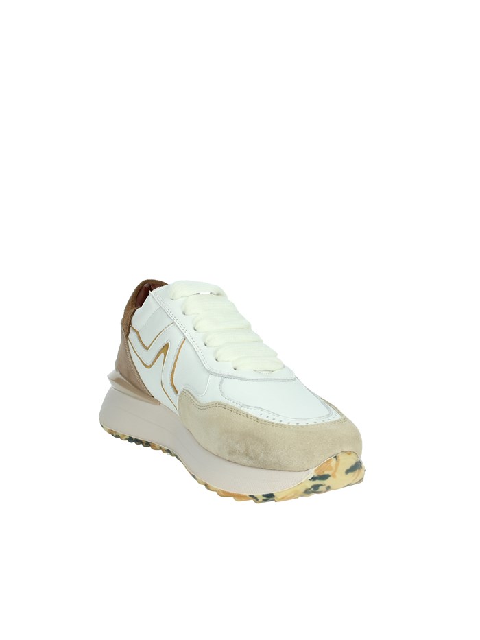 SNEAKERS BASSA AC-051 BIANCO/BEIGE