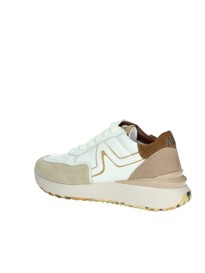 SNEAKERS BASSA AC-051 BIANCO/BEIGE