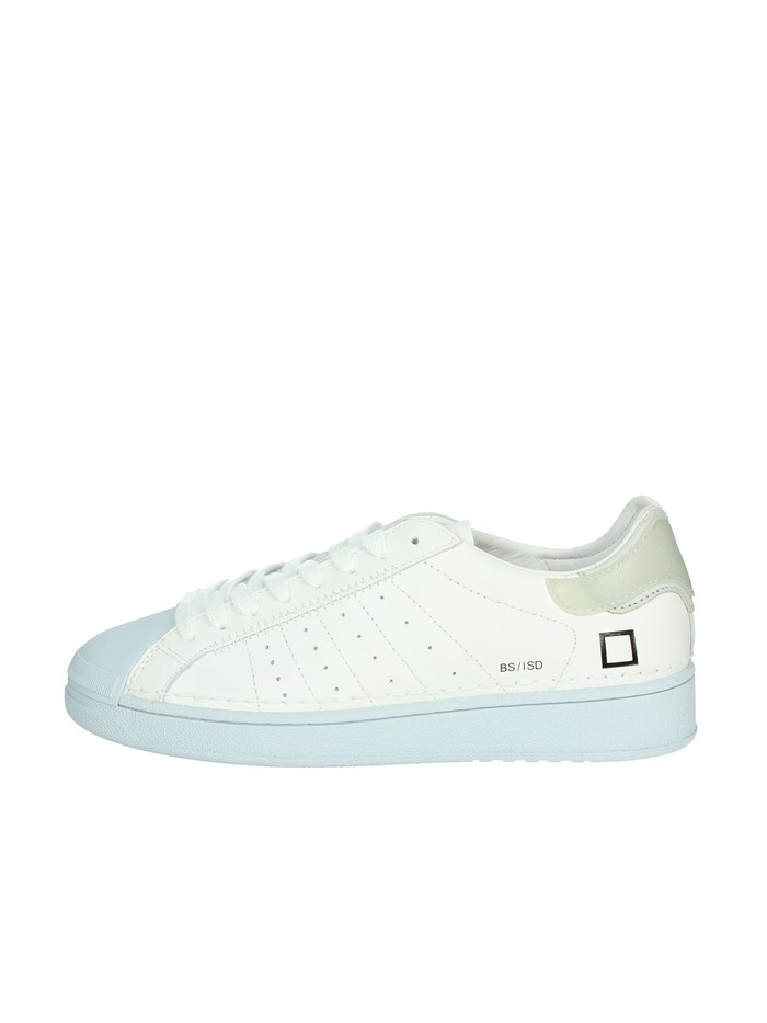 SNEAKERS BASSA W401-BA-IS-ID BIANCO/CELESTE