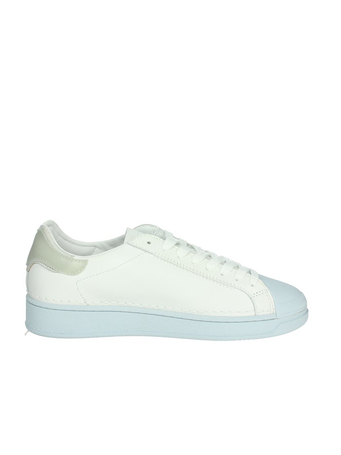 SNEAKERS BASSA W401-BA-IS-ID BIANCO/CELESTE