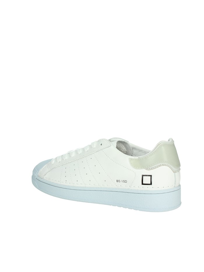 SNEAKERS BASSA W401-BA-IS-ID BIANCO/CELESTE