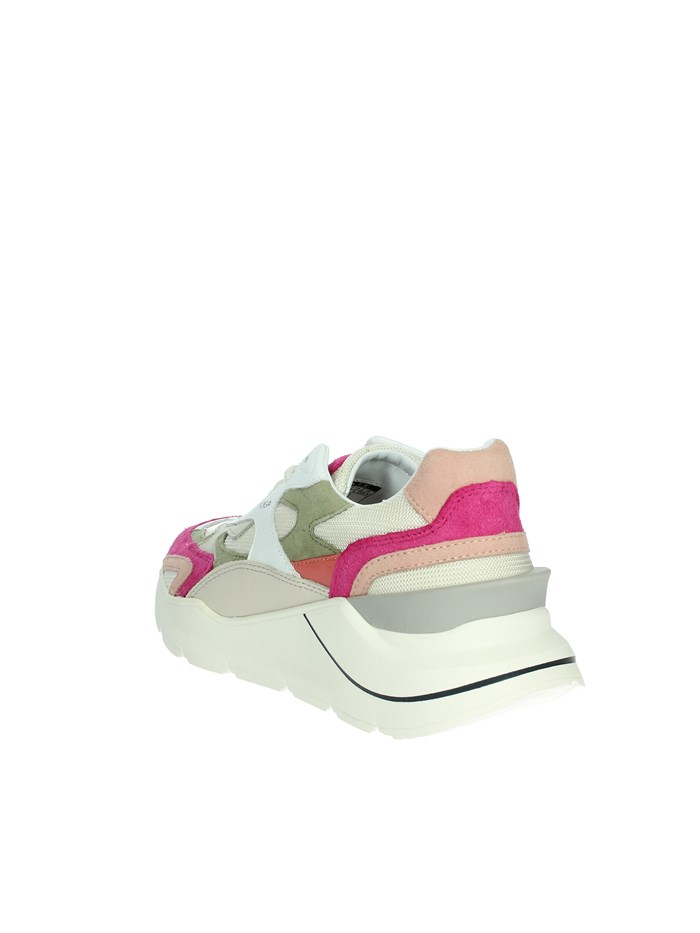 SNEAKERS BASSA W401-FG-CO-WF BIANCO/FUCSIA