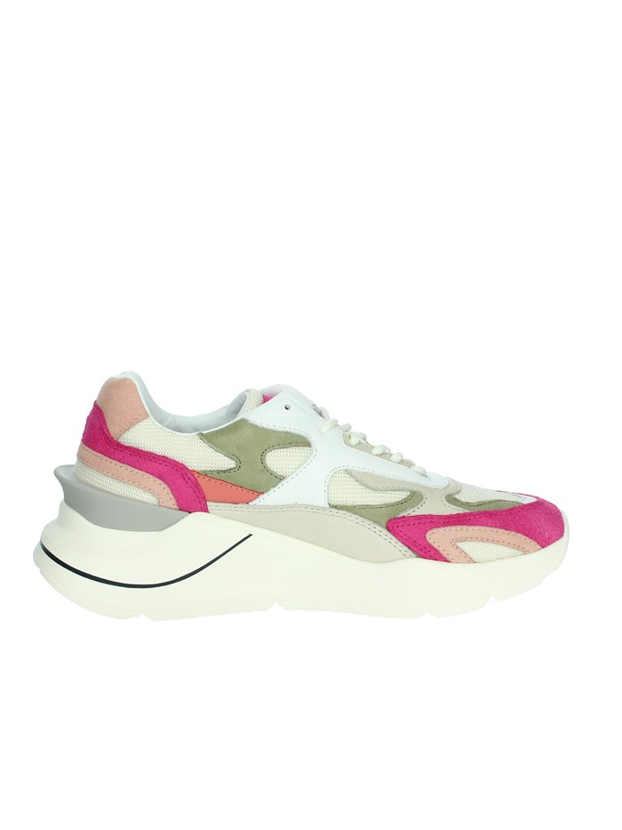 SNEAKERS BASSA W401-FG-CO-WF BIANCO/FUCSIA