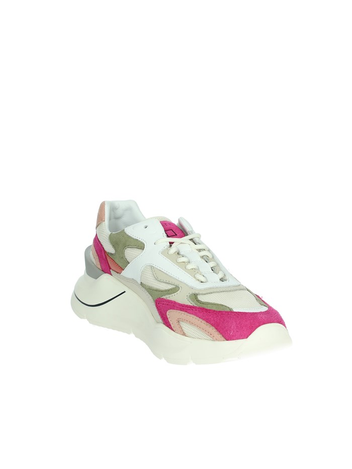 SNEAKERS BASSA W401-FG-CO-WF BIANCO/FUCSIA