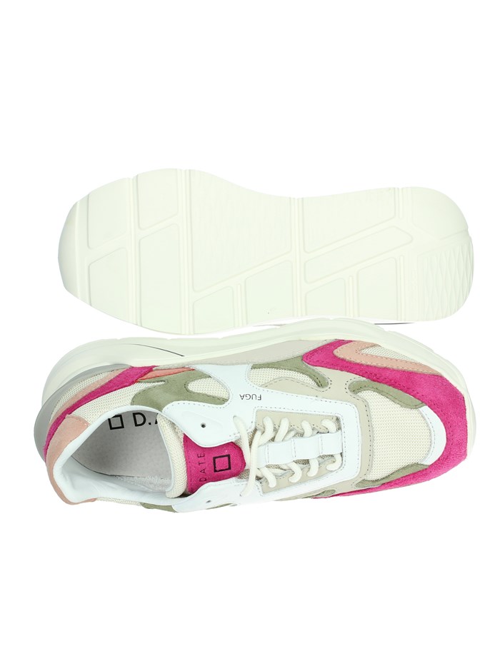 SNEAKERS BASSA W401-FG-CO-WF BIANCO/FUCSIA