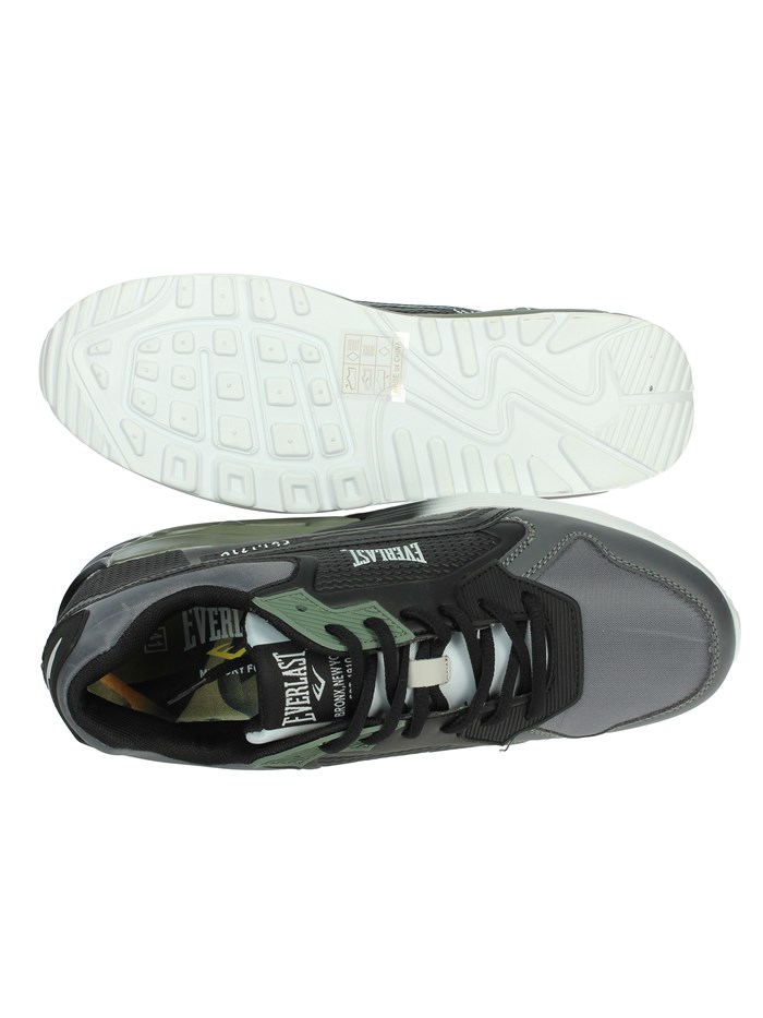 SNEAKERS BASSA EV-810 NERO/GRIGIO