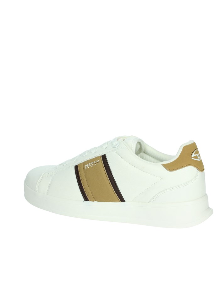 SNEAKERS BASSA SPM424R31 BIANCO/CUOIO