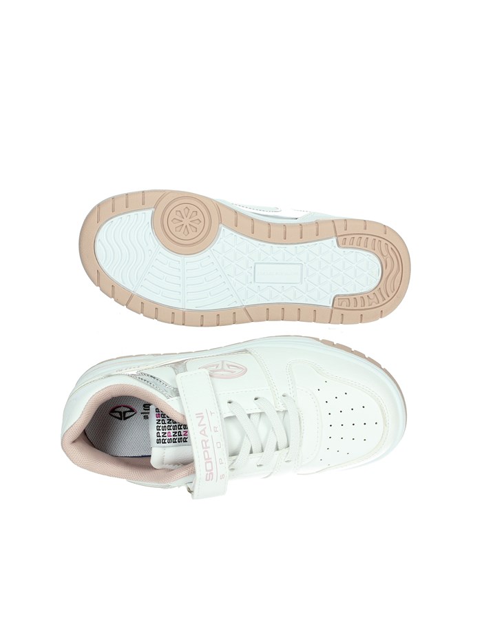 SNEAKERS BASSA SPG424R05 BIANCO/ROSA