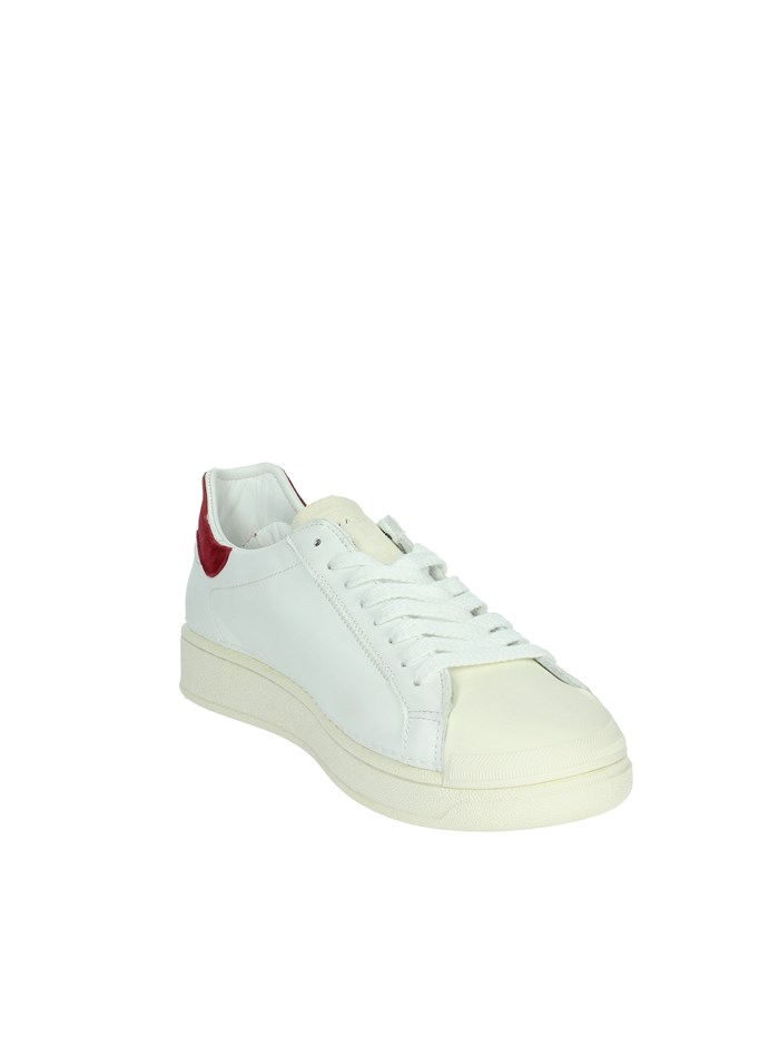 SNEAKERS BASSA M401-BA-CA-WX BIANCO/BORDEAUX