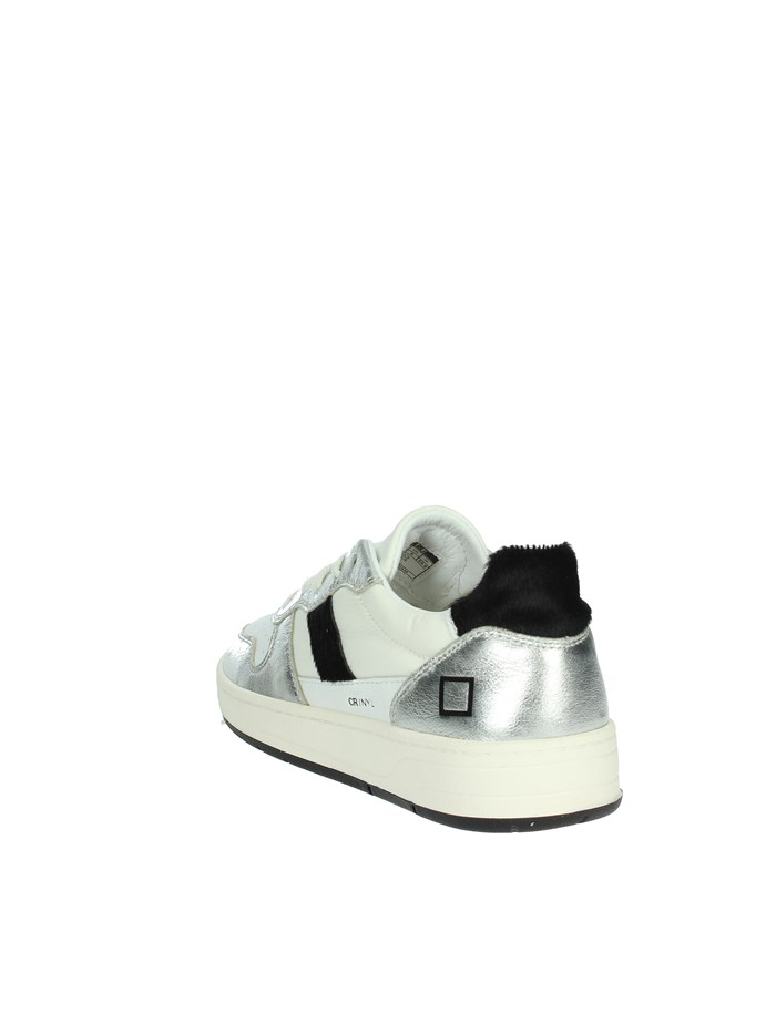 SNEAKERS BASSA W401-C2-NY-WS BIANCO/ARGENTO