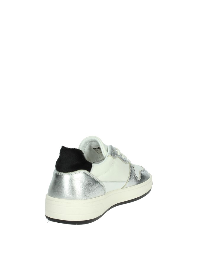 SNEAKERS BASSA W401-C2-NY-WS BIANCO/ARGENTO