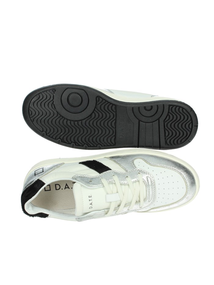 SNEAKERS BASSA W401-C2-NY-WS BIANCO/ARGENTO