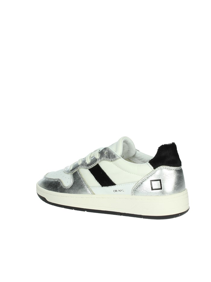 SNEAKERS BASSA W401-C2-NY-WS BIANCO/ARGENTO