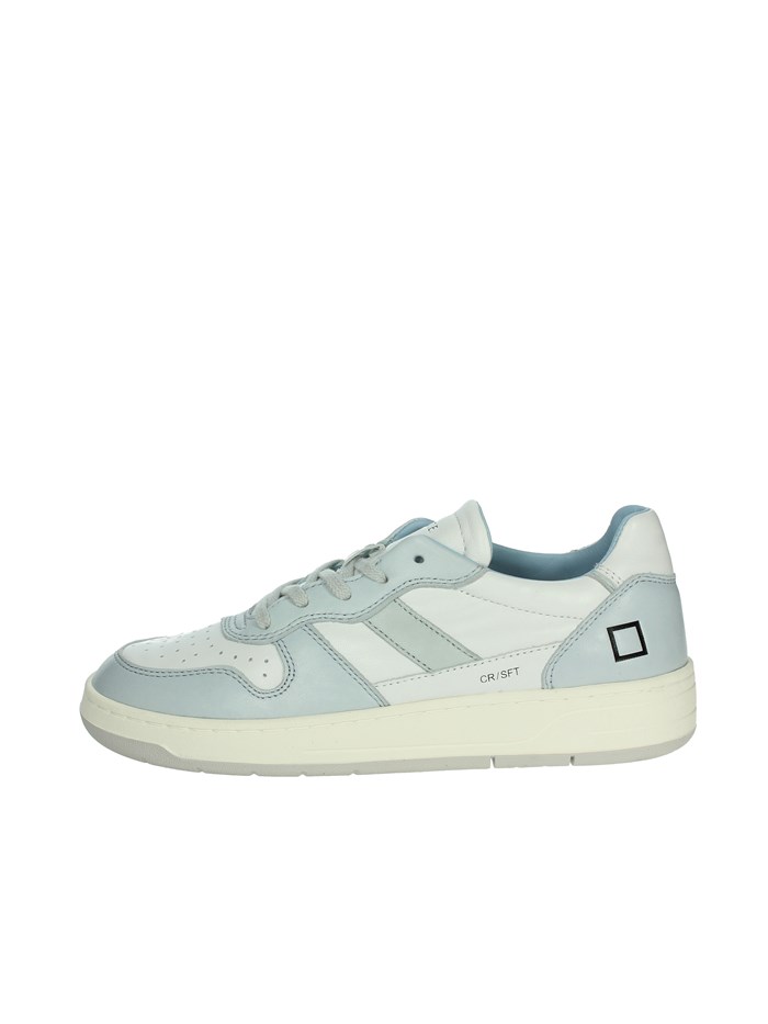 SNEAKERS BASSA W401-C2-SF-ID BIANCO/CELESTE