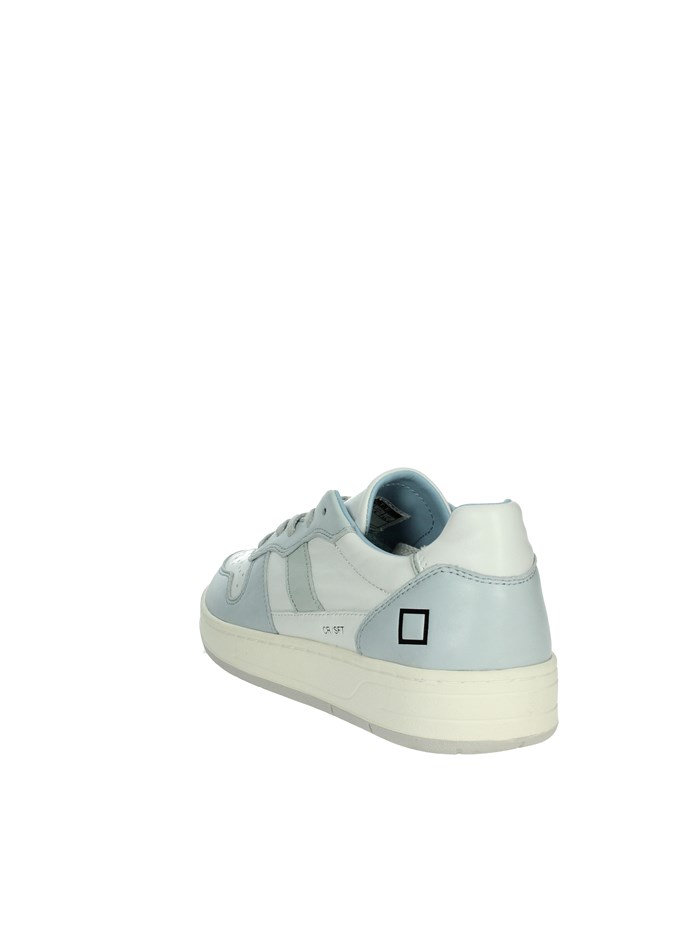 SNEAKERS BASSA W401-C2-SF-ID BIANCO/CELESTE