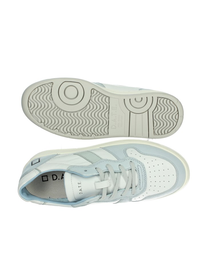 SNEAKERS BASSA W401-C2-SF-ID BIANCO/CELESTE