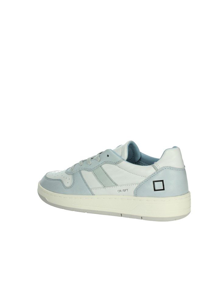 SNEAKERS BASSA W401-C2-SF-ID BIANCO/CELESTE