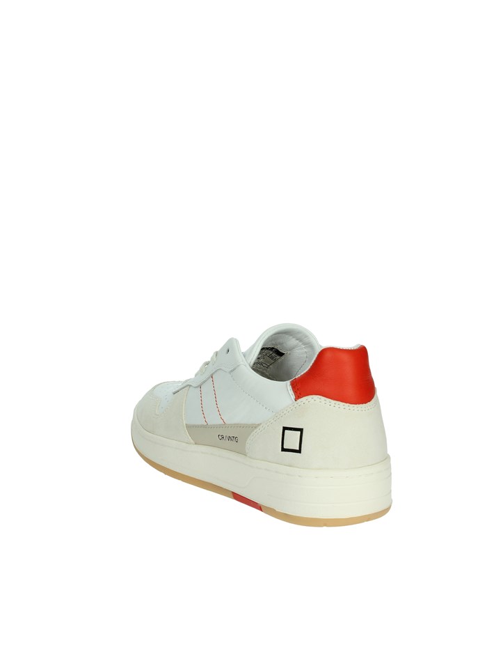 SNEAKERS BASSA W401-C2-VC-HR BIANCO/ROSSO