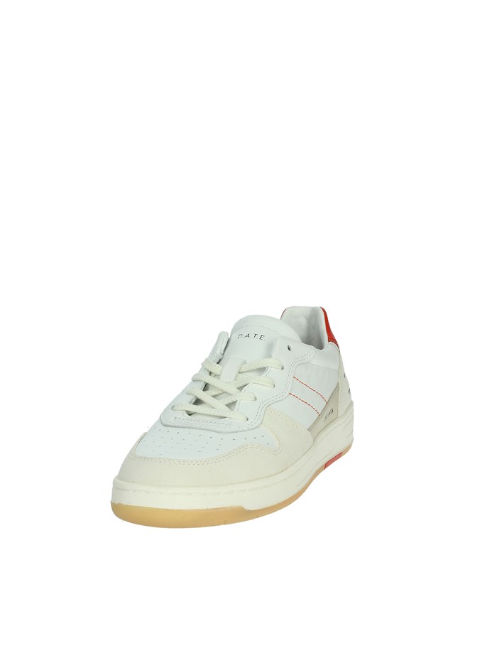 SNEAKERS BASSA W401-C2-VC-HR BIANCO/ROSSO