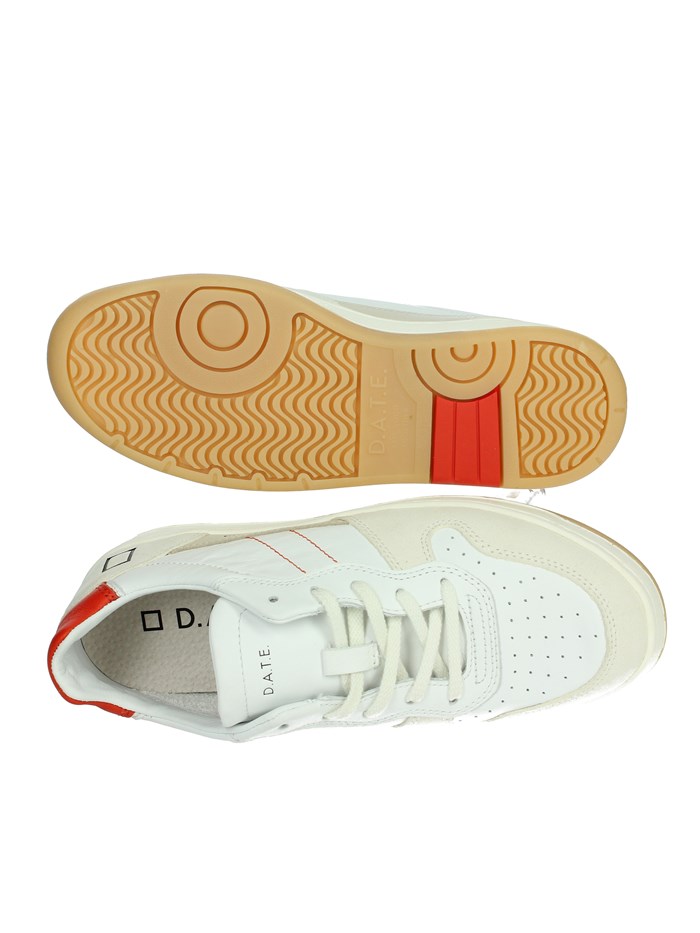 SNEAKERS BASSA W401-C2-VC-HR BIANCO/ROSSO