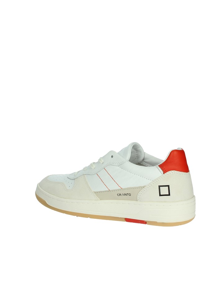 SNEAKERS BASSA W401-C2-VC-HR BIANCO/ROSSO