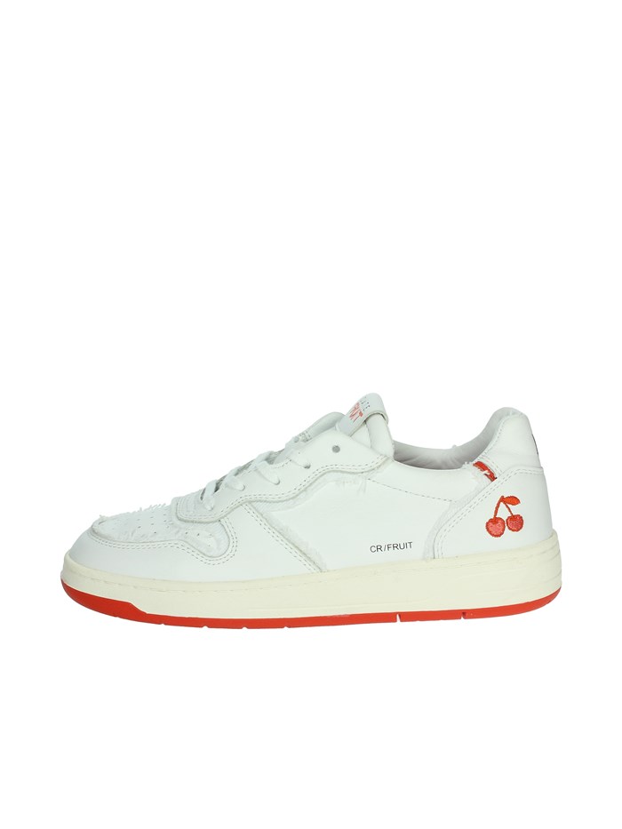 SNEAKERS BASSA W401-CR-FT-CH BIANCO/ARANCIONE