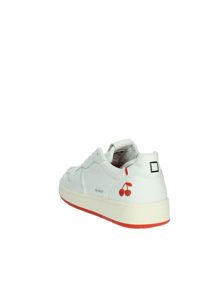 SNEAKERS BASSA W401-CR-FT-CH BIANCO/ARANCIONE