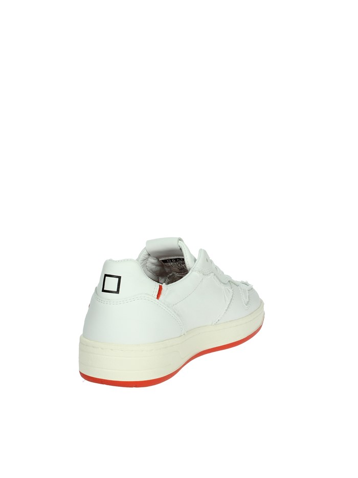 SNEAKERS BASSA W401-CR-FT-CH BIANCO/ARANCIONE