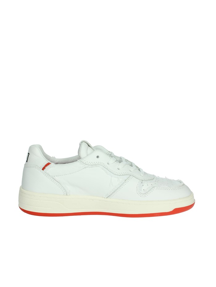 SNEAKERS BASSA W401-CR-FT-CH BIANCO/ARANCIONE