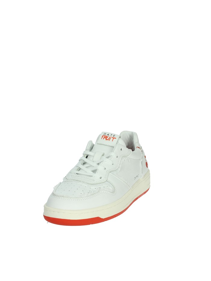 SNEAKERS BASSA W401-CR-FT-CH BIANCO/ARANCIONE