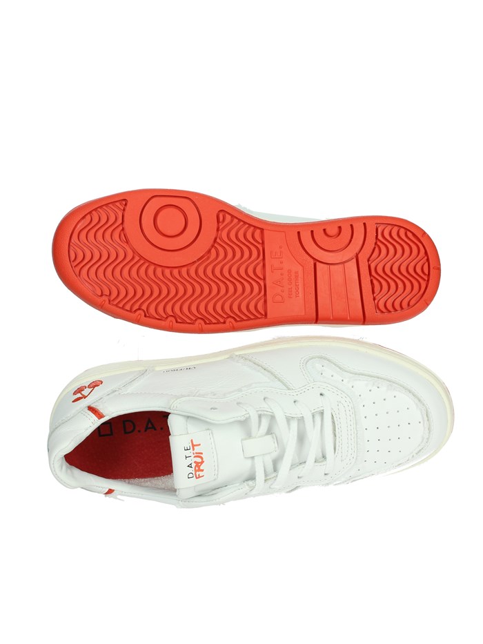 SNEAKERS BASSA W401-CR-FT-CH BIANCO/ARANCIONE