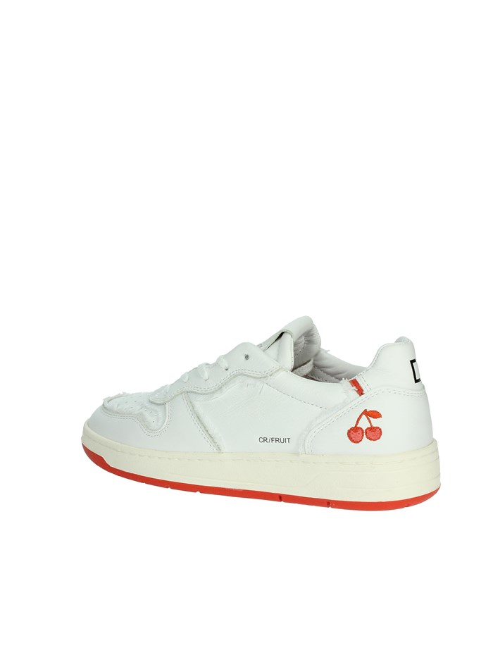 SNEAKERS BASSA W401-CR-FT-CH BIANCO/ARANCIONE