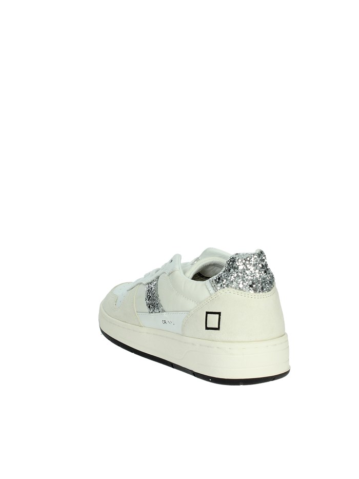 SNEAKERS BASSA W401-C2-NY-II BIANCO/ARGENTO