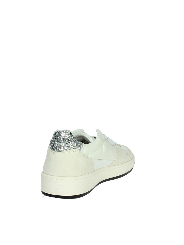 SNEAKERS BASSA W401-C2-NY-II BIANCO/ARGENTO