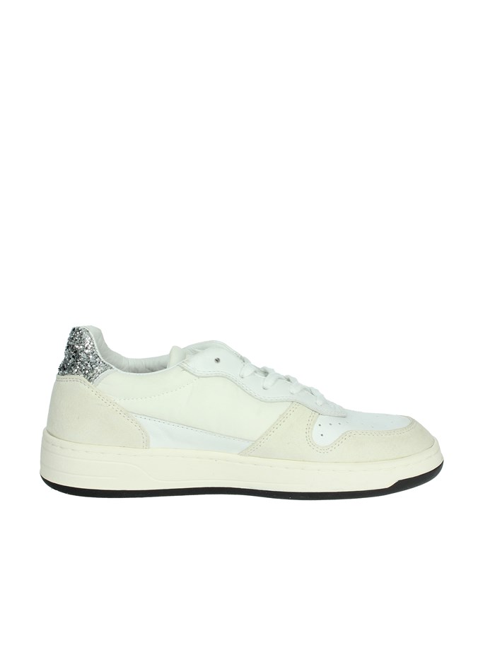 SNEAKERS BASSA W401-C2-NY-II BIANCO/ARGENTO