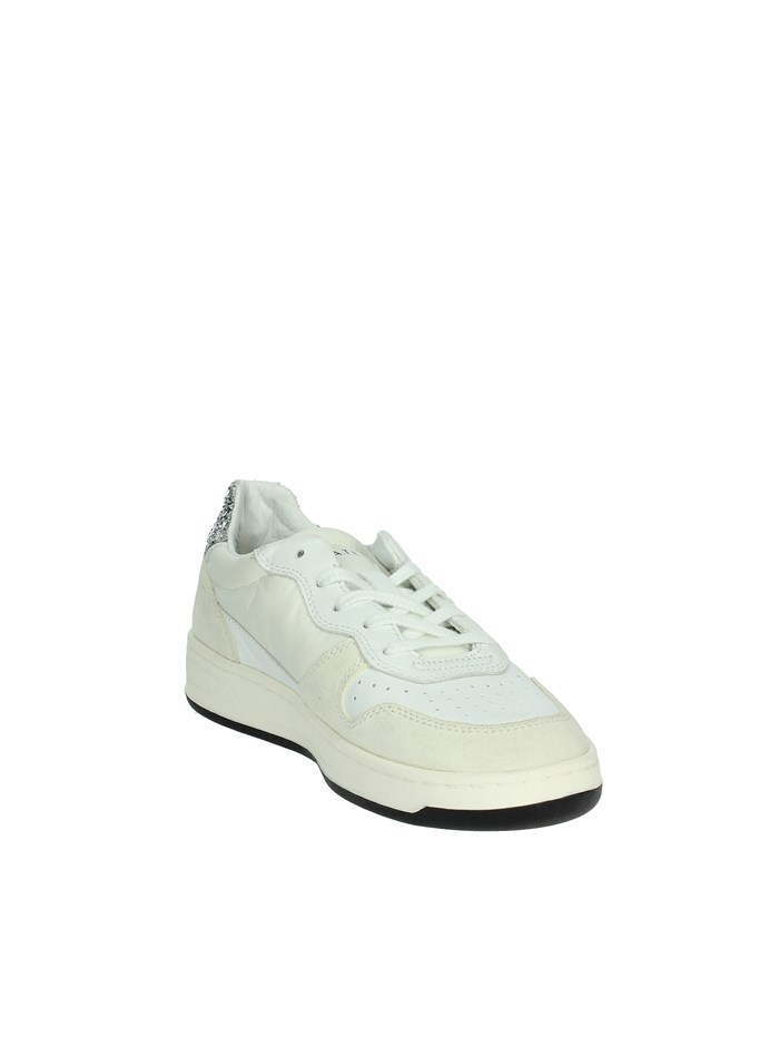 SNEAKERS BASSA W401-C2-NY-II BIANCO/ARGENTO