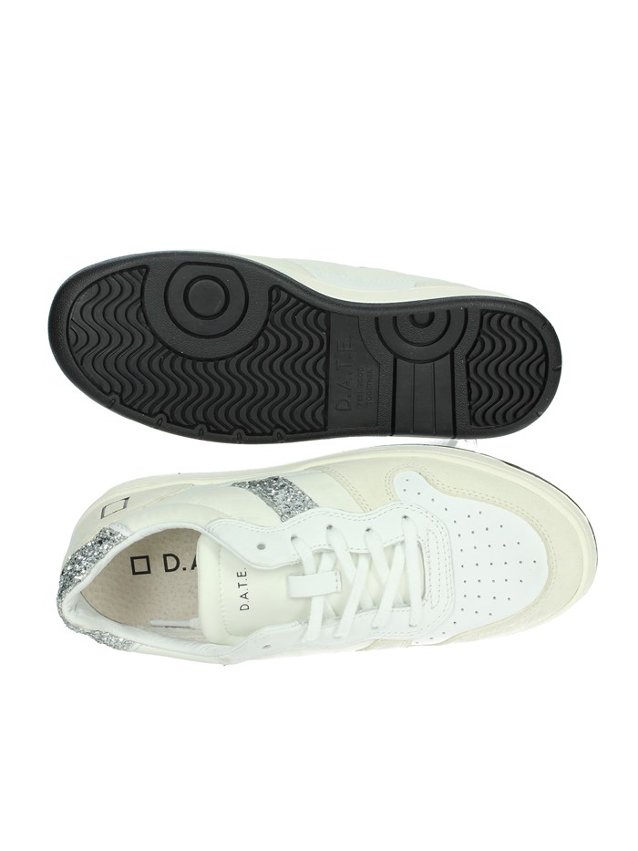 SNEAKERS BASSA W401-C2-NY-II BIANCO/ARGENTO