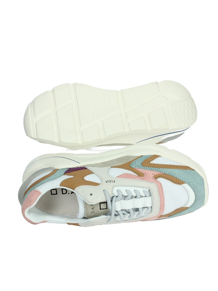 SNEAKERS BASSA W401-FG-CO-WP BIANCO/CELESTE