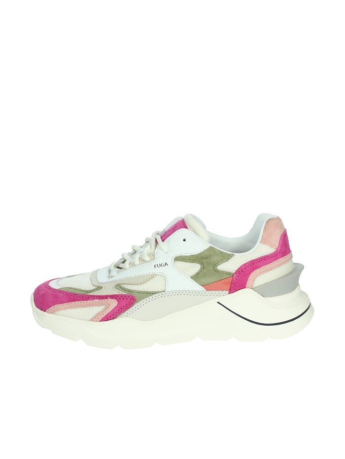 SNEAKERS BASSA W401-FM-CO-WF BIANCO/FUCSIA