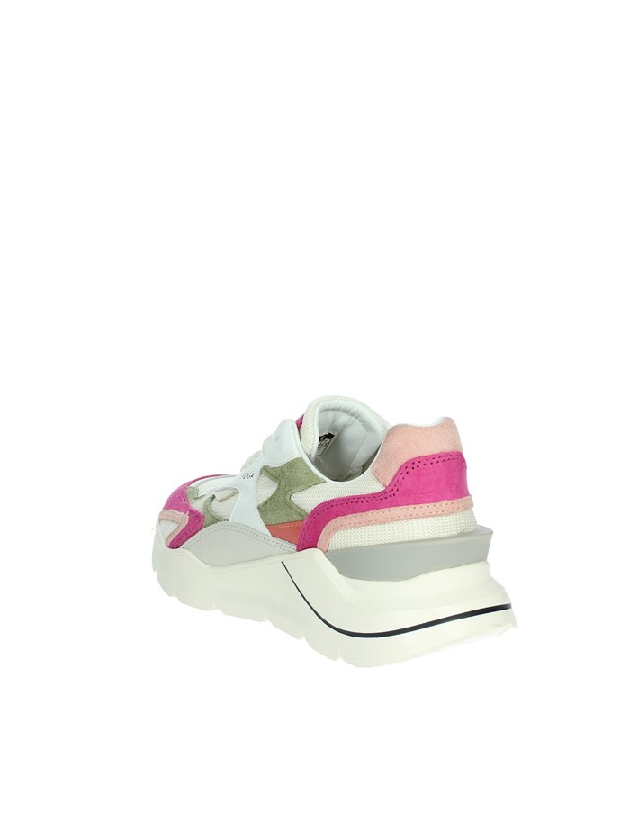 SNEAKERS BASSA W401-FM-CO-WF BIANCO/FUCSIA