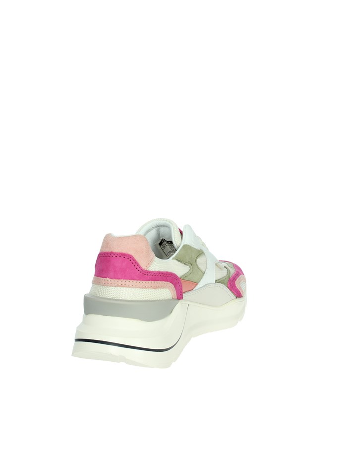 SNEAKERS BASSA W401-FM-CO-WF BIANCO/FUCSIA