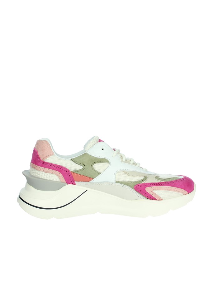 SNEAKERS BASSA W401-FM-CO-WF BIANCO/FUCSIA