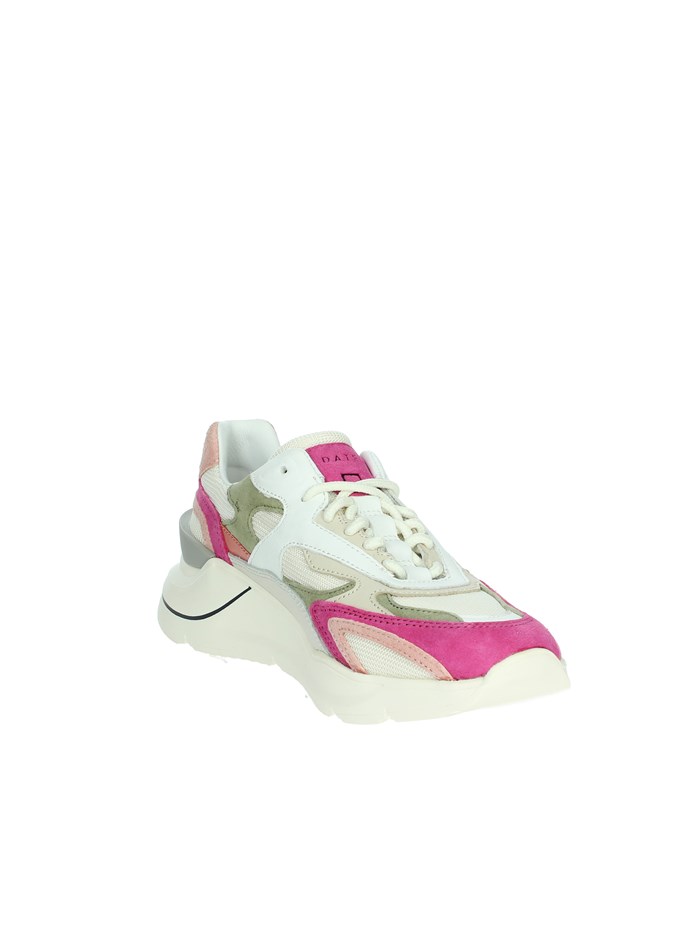 SNEAKERS BASSA W401-FM-CO-WF BIANCO/FUCSIA