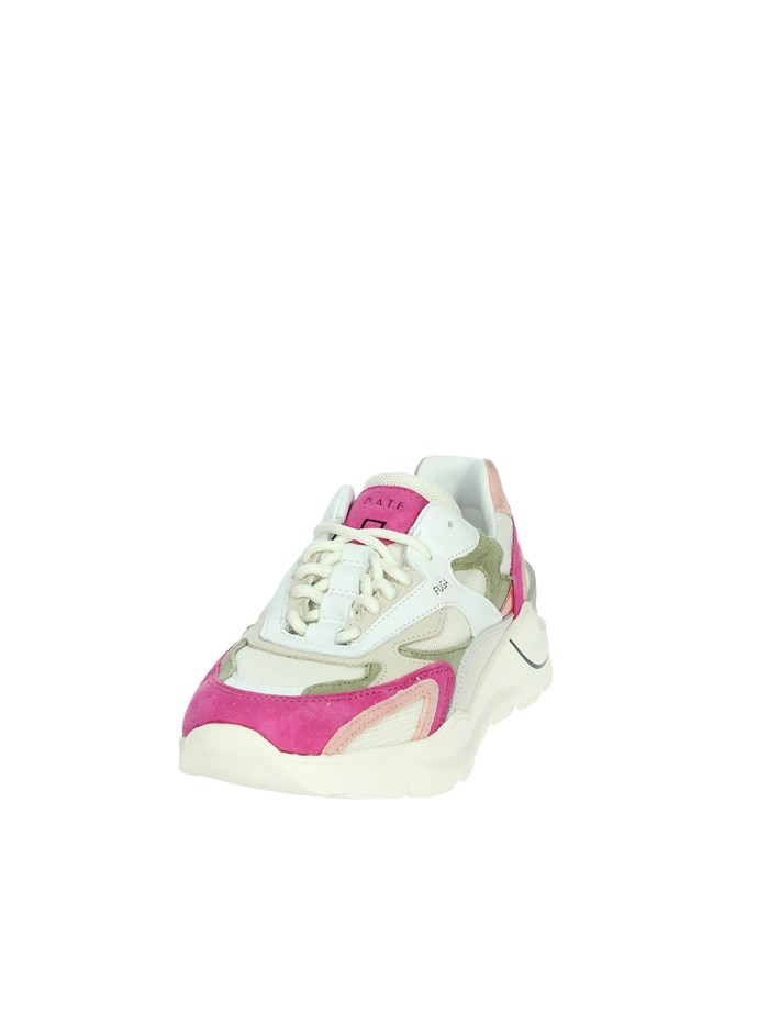 SNEAKERS BASSA W401-FM-CO-WF BIANCO/FUCSIA