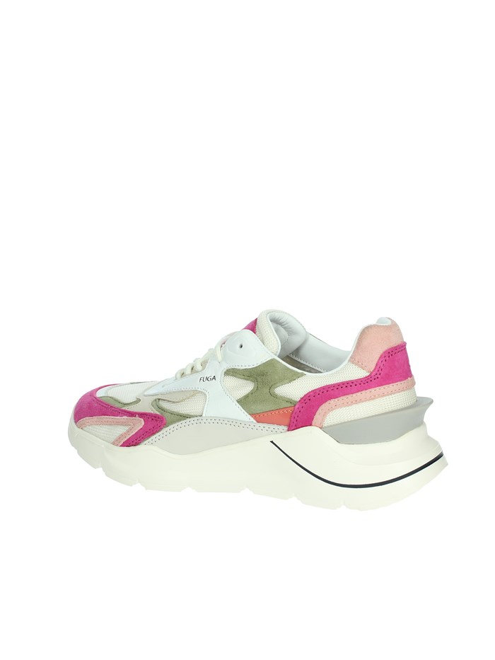 SNEAKERS BASSA W401-FM-CO-WF BIANCO/FUCSIA