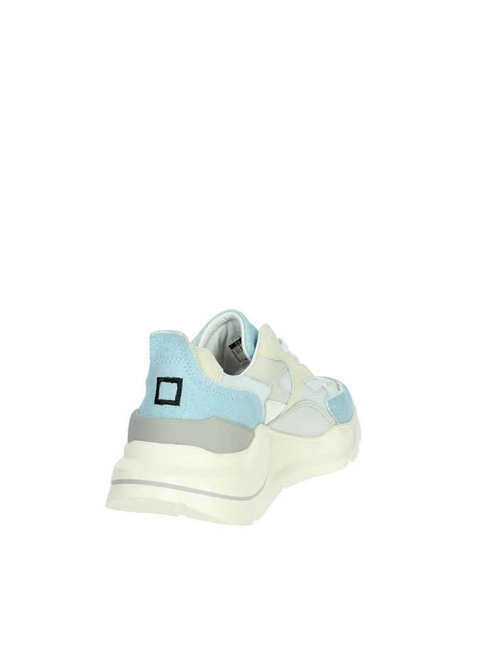 SNEAKERS BASSA W401-FM-CN-WK BIANCO/CELESTE