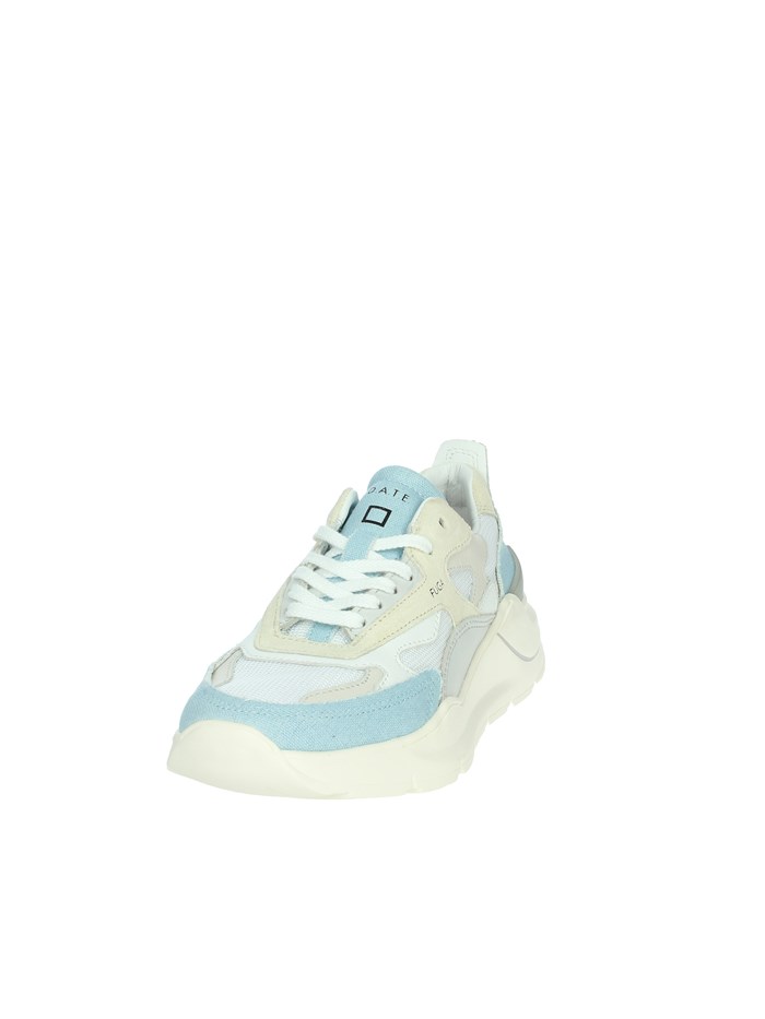 SNEAKERS BASSA W401-FM-CN-WK BIANCO/CELESTE