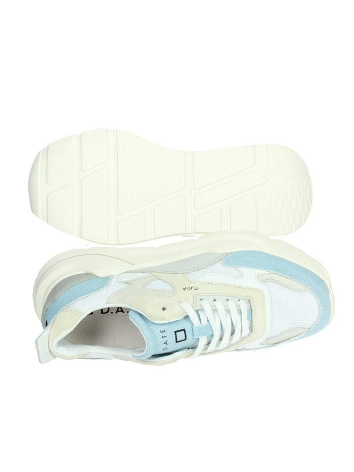 SNEAKERS BASSA W401-FM-CN-WK BIANCO/CELESTE