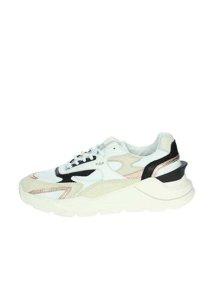 SNEAKERS BASSA W401-FM-NY-WB BIANCO/NERO